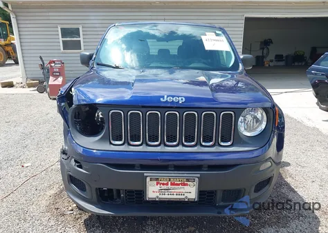2016 Jeep Renegade Sport from USA, damaged, VIN ZACCJBATXGPD36144